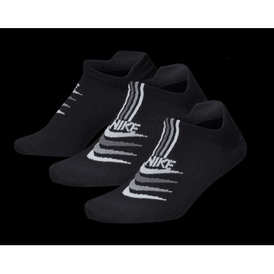 Шкарпетки Nike W NK EVERYDAY PLUS LTWT NS 3PR чорний Жін 34-38