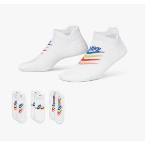 Шкарпетки Nike W NK EVERYDAY PLUS LTWT NS 3PR білий Жін 34-38