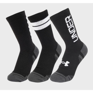 Шкарпетки Under Armour Perf Tech Nov 3pk Crew чорний Уні LG