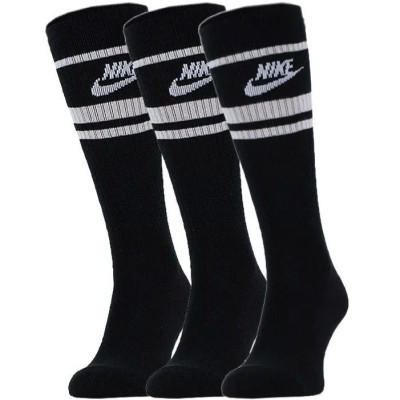 Шкарпетки Nike U NK CREW NSW ESSENTIAL STRIPE 3PR чорний Уні 34-38