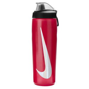Пляшка Nike REFUEL BOTTLE LOCKING LID 24 OZ червоний, чорний, сріблястий Уні 709 мл