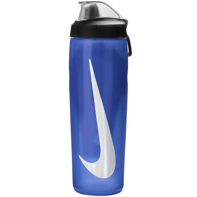 Пляшка Nike REFUEL BOTTLE LOCKING LID 24 OZ синій, чорний, сріблястий Уні 709 мл