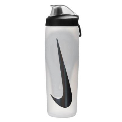 Пляшка Nike REFUEL BOTTLE LOCKING LID 24 OZ білий, чорний Уні 709 мл