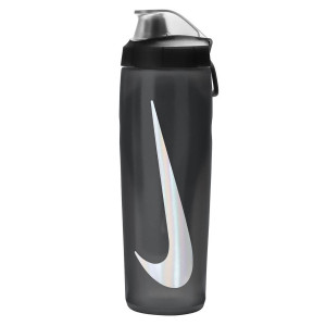 Пляшка Nike REFUEL BOTTLE LOCKING LID 24 OZ антрацит, чорний, сріблястий Уні 709 мл
