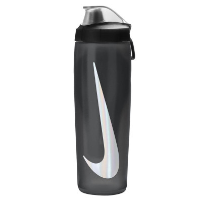 Пляшка Nike REFUEL BOTTLE LOCKING LID 24 OZ антрацит, чорний, сріблястий Уні 709 мл