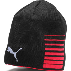Шапка Puma LIGA Reversible Beanie чорний, червоний One Size (022357-01)