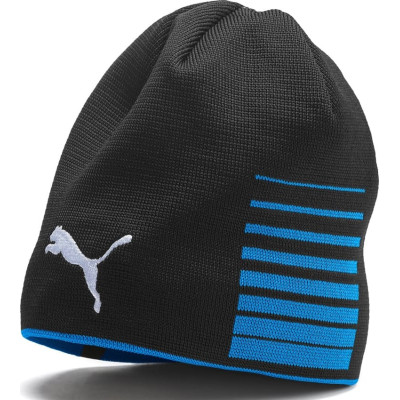 Шапка Puma LIGA Reversible Beanie чорний, синій One Size (022357-02)