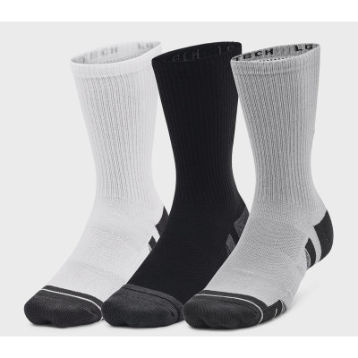 Шкарпетки Under Armour Performance Tech 3pk Crew сірий LG (1379512-011)