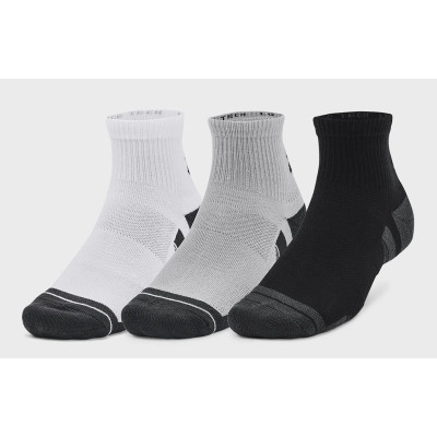 Шкарпетки Under Armour Performance Tech 3pk Qtr сірий Уні XL