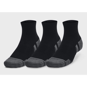 Шкарпетки Under Armour Performance Cotton 3p Qtr чорний Уні XL