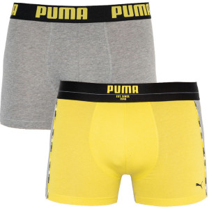 Труси-боксери Puma STATEMENT BOXER 2P жовтий, сірий Чол XL