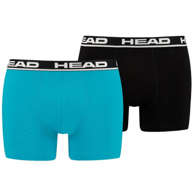 Труси-боксери Head BASIC BOXER 2P блакитний, чорний Чол XL (701202741-021)