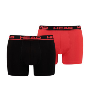 Труси-боксери Head BASIC BOXER 2P червоний, чорний Чол L