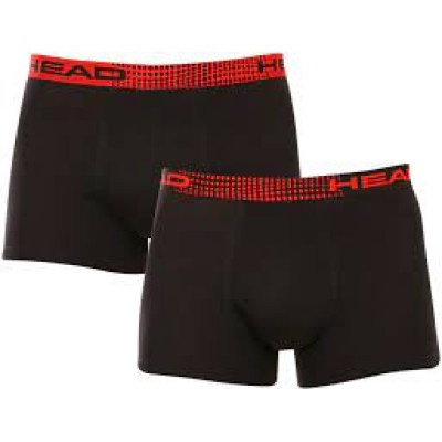 Труси-боксери Head BASIC BOXER 2P чорний, червоний Чол M