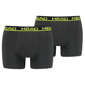 Труси-боксери Head BASIC BOXER 2P графітовий, жовтий Чол S