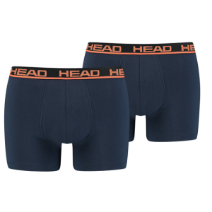 Труси-боксери Head BASIC BOXER 2P темно-синій, помаранчевий Чол M