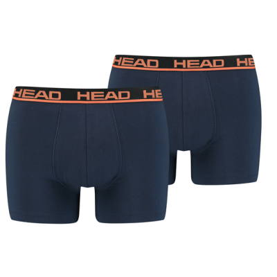 Труси-боксери Head BASIC BOXER 2P темно-синій, помаранчевий Чол M