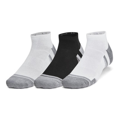 Шкарпетки Under Armour Performance Tech 3pk Low чорний, сірий Уні XL
