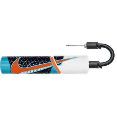 Насос Nike ESSENTIAL BALL PUMP INTL синій, білий One Size (N.000.1384.430.NS)