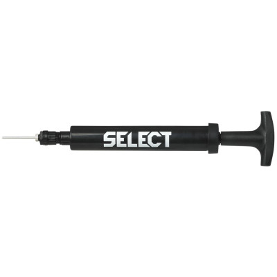 Насос для м'яча Select Ball pump with inbuilt hose (15 cm) чорний Уні 15 см