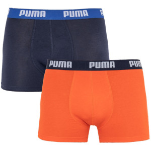 Труси-боксери Puma BASIC BOXER 2P синій, помаранчевий Чол S