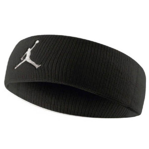 Пов'язка на голову Nike JORDAN JUMPMAN HEADBAND BLACK/WHITE OSFM чорний, білий OSFM (J.KN.00.010.OS)