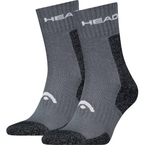 Шкарпетки Head ELEMENTS HIKING CREW 2P сірий 43-46 (701229013-002)