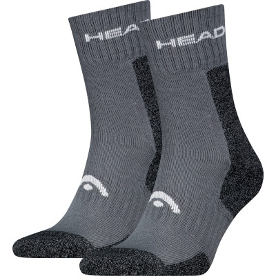 Шкарпетки Head ELEMENTS HIKING CREW 2P сірий 43-46 (701229013-002)