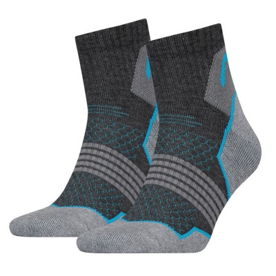 Шкарпетки Head HIKING QUARTER 2P UNISEX сірий, синій Уні 35-38