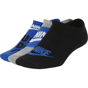 Шкарпетки Nike Y NK EVERYDAY LTWT NS 3PR - HB чорний, сірий, синій Діт 34-38