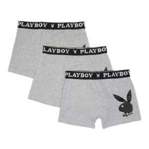 Набір з 3 труси-боксери Playboy ANNYA PLAYBOY BOXERSHORT сірий Чол L