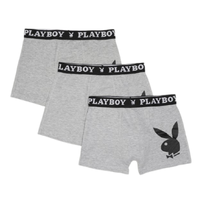 Набір з 3 труси-боксери Playboy ANNYA PLAYBOY BOXERSHORT сірий Чол L