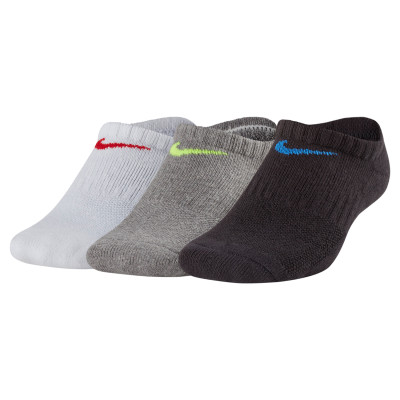 Шкарпетки Nike Y NK EVERYDAY CUSH NS 3PR чорний, білий, сірий Діт 38-42