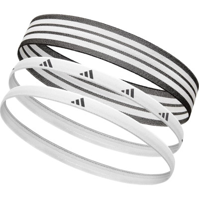 Пов'язки на голову Adidas Hairbands Monochrome 3pk чорний, білий One Size
