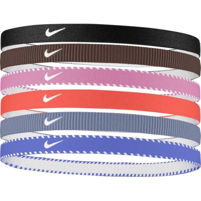 Пов'язка на голову Nike FLEX CLASSIC HEADBANDS 6PK мультиколор One Size