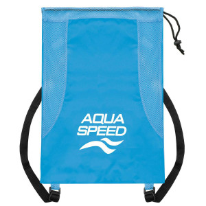 Сумка сітчаста Aqua Speed MESH BACK PACK 61163 бірюзовий, чорний Уні 51x36 см