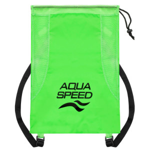 Сумка сітчаста Aqua Speed MESH BACK PACK 61165 салатовий, чорний Уні 51x36 см