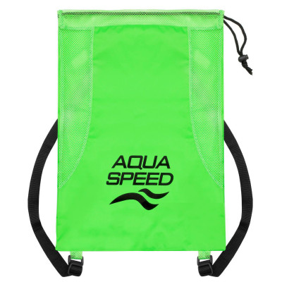 Сумка сітчаста Aqua Speed MESH BACK PACK 61165 салатовий, чорний Уні 51x36 см