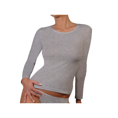 Футболка з довгим рукавом Kappa T-shirt Manica Lunga Girocollo сірий Жін L