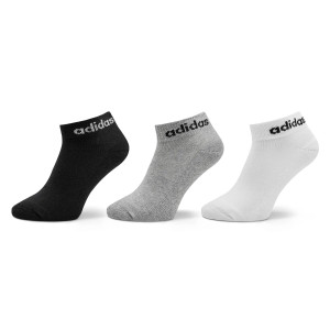 Шкарпетки Adidas C LIN ANKLE 3P білий, чорний, сірий Уні S (37-39)
