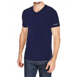 Футболка Kappa T-shirt Mezza Manica Scollo V темно-синій Чол XXL (K1316 BluNavy)