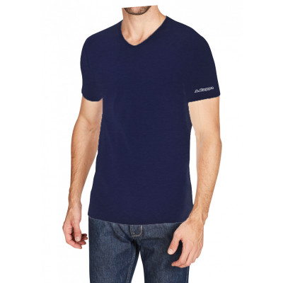 Футболка Kappa T-shirt Mezza Manica Scollo V темно-синій Чол XXL (K1316 BluNavy)
