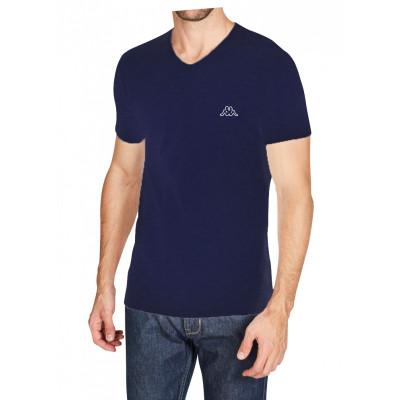 Футболка Kappa T-shirt Mezza Manica Scollo V темно-синій Чол XXL