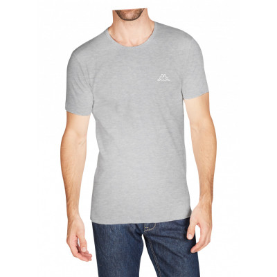 Футболка Kappa T-shirt Mezza Manica Girocollo сірий Чол XXL (K1304 GrigioUnito)