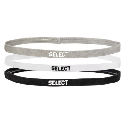 Пов'язка для волосся Select Hairband сірий, білий, чорний Уні 48см