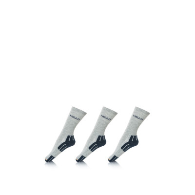 Шкарпетки Head PERFORMANCE CREW 3PPK UNISEX сірий, синій Уні 35-38