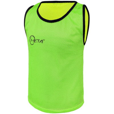 Манішка реверсна Meta Reversible Training Bib зелений, жовтий Уні L