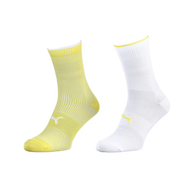Шкарпетки Puma SOCK CLASSIC 2P WOMEN жовтий, білий Уні 39-42