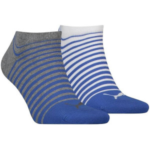 Шкарпетки Puma UNISEX SNEAKER 2P синій, сірий, білий Уні 43-46