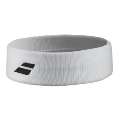 Пов'язка Babolat LOGO HEADBAND WHITE/WHITE